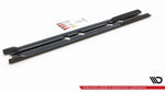 Maxton Parts - Seitenschweller Ansatz (Paar) V.2 passend für Seat Leon FR ST / Hatchback Mk4 / CUPRA Leon ST / Hatchback Mk1 / Mk1 FL schwarz Hochglanz