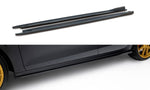 Maxton Parts - Seitenschweller Ansatz (Paar) V.2 passend für Skoda Octavia RS Liftback / Combi Mk4 FL schwarz Hochglanz