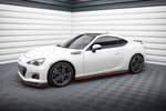 Maxton Parts - Seitenschweller Ansatz (Paar) V.2 passend für Subaru BRZ Mk1 / Mk1 FL / Toyota GT86 FL schwarz Hochglanz