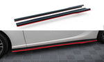 Maxton Parts - Seitenschweller Ansatz (Paar) V.2 passend für Subaru BRZ Mk1 / Mk1 FL / Toyota GT86 FL schwarz Hochglanz