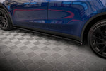 Maxton Parts - Seitenschweller Ansatz (Paar) V.2 passend für Tesla Model Y schwarz Hochglanz