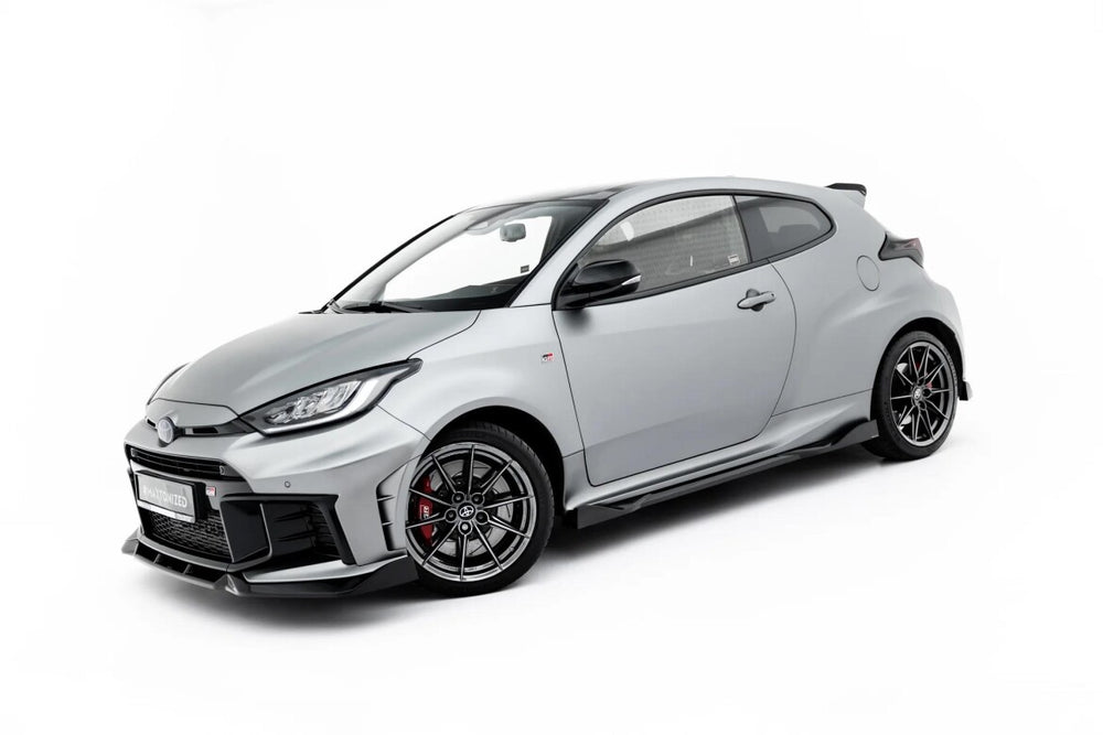 Maxton Parts - Seitenschweller Ansatz (Paar) V.2 passend für Toyota GR Yaris Mk4 Facelift schwarz Hochglanz