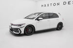 Maxton Parts - Seitenschweller Ansatz (Paar) V.2 passend für VW Golf GTI / GTE / GTI Clubsport / R-Line Mk8 schwarz matt