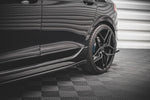 Maxton Parts - Seitenschweller Ansatz (Paar) V.2 passend für VW Golf R Hatchback Mk8 FL schwarz Hochglanz