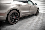 Maxton Parts - Seitenschweller Ansatz (Paar) V.2 passend für VW Passat CC schwarz Hochglanz