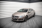 Maxton Parts - Seitenschweller Ansatz (Paar) V.2 passend für VW Passat CC schwarz Hochglanz
