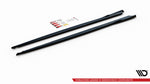Maxton Parts - Seitenschweller Ansatz (Paar) V.3 passend für Toyota Supra Mk5 schwarz Hochglanz