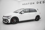 Maxton Parts - Seitenschweller Ansatz (Paar) V.3 passend für VW Golf GTI / GTE / GTI Clubsport / GTD / R-Line Mk8 schwarz Hochglanz