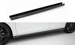 Maxton Parts - Seitenschweller Ansatz (Paar) V.3 passend für VW Golf GTI / GTE / GTI Clubsport / GTD / R-Line Mk8 schwarz Hochglanz