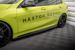 Maxton Parts - Seitenschweller Ansatz (Paar) V.4 passend für BMW 1er M-Paket/ M135i / 128ti F40 schwarz Hochglanz