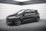 Maxton Parts - Seitenschweller Ansatz (Paar) V.4 passend für Ford Fiesta Mk8 ST / ST-Line schwarz Hochglanz