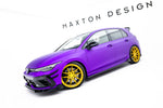 Maxton Parts - Seitenschweller Ansatz (Paar) V.4 passend für VW Golf R Hatchback Mk8 / Mk8 FL schwarz Hochglanz