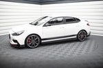 Maxton Parts - Seitenschweller Ansatz (Paar) V.5 + Flaps passend für Hyundai I30 N / N-Line Hatchback / Fastback Mk3 / Mk3 FL