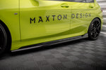 Maxton Parts - Seitenschweller Ansatz (Paar) V.5 passend für BMW 1er M-Paket/ M135i / 128ti F40 schwarz Hochglanz