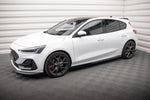 Maxton Parts - Seitenschweller Ansatz (Paar) V.5 passend für Ford Focus ST / ST-Line Mk4 FL schwarz Hochglanz