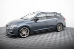 Maxton Parts - Seitenschweller Ansatz (Paar) V.5 passend für Seat Leon CUPRA / FR Mk3 / Mk3 FL schwarz Hochglanz