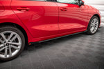 Maxton Parts - Seitenschweller Flaps passend für Audi A3 8Y schwarz Hochglanz