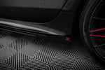 Maxton Parts - Seitenschweller Flaps passend für Audi A7 RS7 Look C7 schwarz Hochglanz