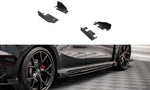 Maxton Parts - Seitenschweller Flaps passend für Audi RS3 Sportback 8Y schwarz Hochglanz