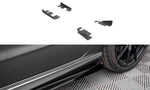 Maxton Parts - Seitenschweller Flaps passend für Audi S3 / A3 S-Line Sportback 8V FL schwarz Hochglanz
