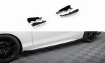 Maxton Parts - Seitenschweller Flaps passend für BMW 1er F20 M135i / M140i / M-Paket schwarz Hochglanz