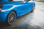 Maxton Parts - Seitenschweller Flaps passend für BMW 1er F21 M135i / M140i / M-Paket schwarz Hochglanz