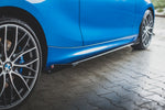 Maxton Parts - Seitenschweller Flaps passend für BMW 1er F21 M135i / M140i / M-Paket schwarz Hochglanz