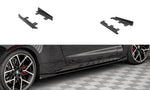 Maxton Parts - Seitenschweller Flaps passend für BMW 4er M-Paket / M440i G22 / G23 / G22 FL / G23 FL schwarz Hochglanz