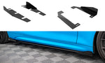 Maxton Parts - Seitenschweller Flaps passend für BMW M2 F87 schwarz Hochglanz