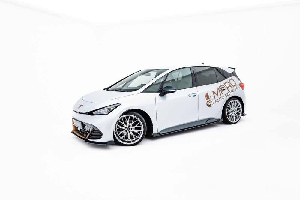 Maxton Parts - Seitenschweller Flaps passend für CUPRA Born Mk1 schwarz Hochglanz
