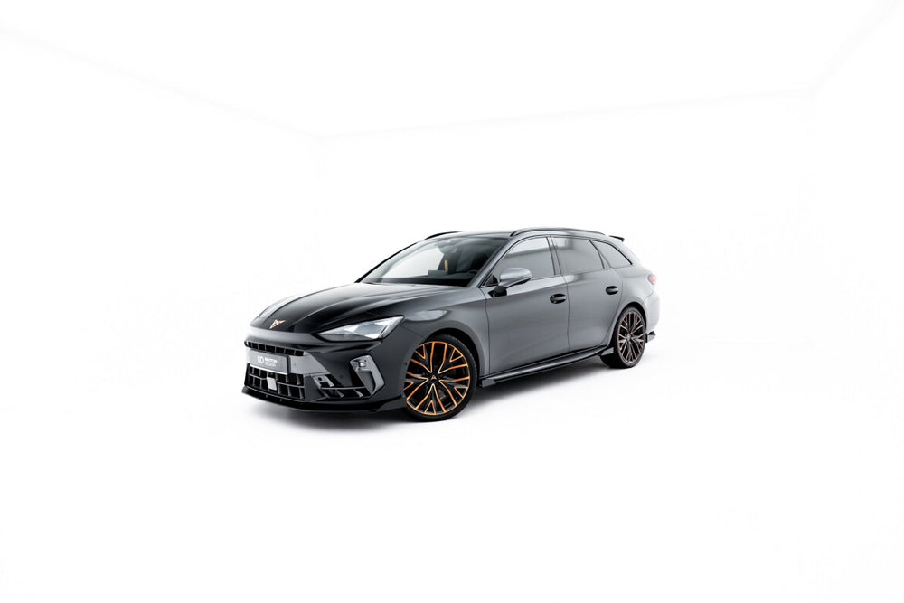 Maxton Parts - Seitenschweller Flaps passend für CUPRA Leon ST / Hatchback Aero Mk1 / Mk1 FL schwarz Hochglanz
