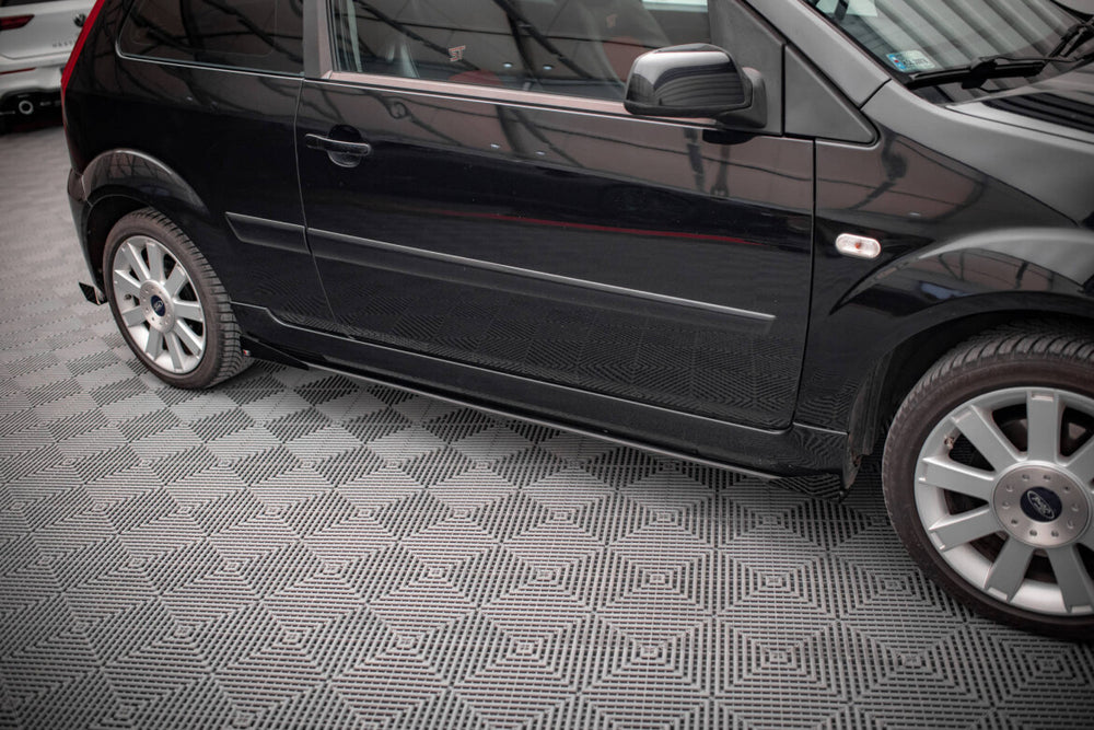 Maxton Parts - Seitenschweller Flaps passend für Ford Fiesta ST Mk6 schwarz Hochglanz