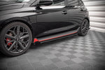 Maxton Parts - Seitenschweller Flaps passend für Hyundai I20 N Mk3 schwarz Hochglanz