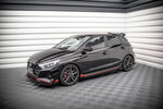 Maxton Parts - Seitenschweller Flaps passend für Hyundai I20 N Mk3 schwarz Hochglanz