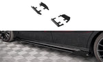 Maxton Parts - Seitenschweller Flaps passend für Mercedes A35 AMG / AMG-Line Aero Pack W177 schwarz Hochglanz