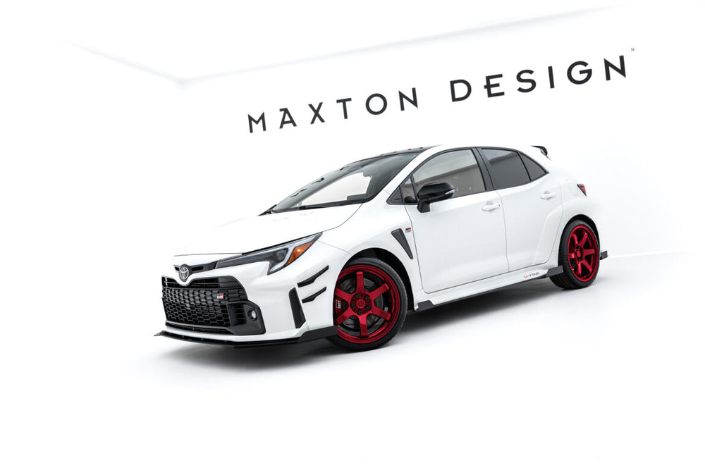 Maxton Parts - Seitenschweller Flaps passend für Toyota GR Corolla Mk12 schwarz Hochglanz