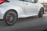 Maxton Parts - Seitenschweller Flaps passend für Toyota GR Yaris Mk4 schwarz Hochglanz