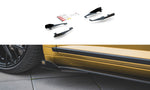 Maxton Parts - Seitenschweller Flaps passend für VW Arteon R-Line Limousine / Shooting Brake Mk1 schwarz Hochglanz