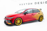 Maxton Parts - Seitenschweller Flaps passend für VW Golf GTI Clubsport Mk8 FL schwarz Hochglanz