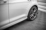 Maxton Parts - Seitenschweller Flaps passend für VW Golf R Mk7 schwarz Hochglanz