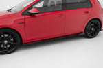 Maxton Parts - Seitenschweller Flaps passend für VW Golf R / R-Line Mk7 FL schwarz Hochglanz