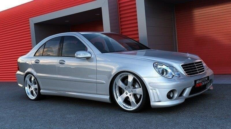 Maxton Parts - Seitenschweller passend für Mercedes C W203 < AMG 204 LOOK>