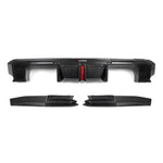 SOOQOO Heckdiffusor Set mit Licht Carbon passend für BMW M4 (G82/G83)