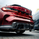 SOOQOO Heckdiffusor Set Carbon passend für BMW M3 (G80/G81)