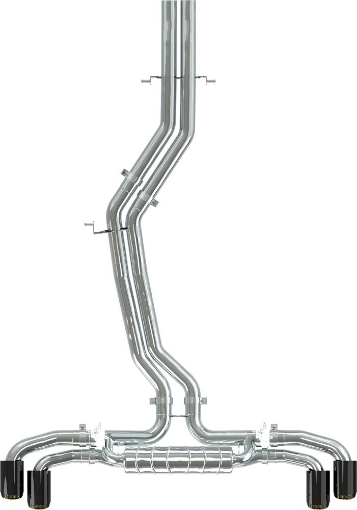 Audi S Q8 - Satz Downpipes mit 250 Zellen Sportkat ECU Programmierung kann erforderlich sein Bei Änderungen oder Programmierungen der ECU (Motorsteuergerät) empfehlen wir, aus Garantie- und Gewährleistungsgründen vorab den jeweiligen Fahrzeugherstel…