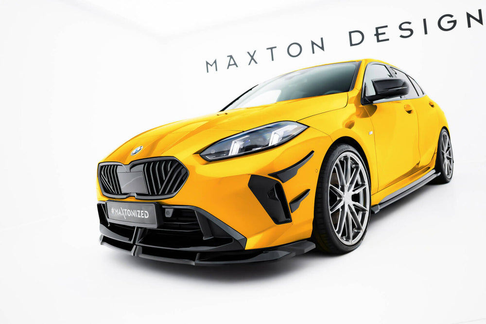 Maxton Parts - Stoßstangen Flaps Wings vorne Canards passend für BMW 1er M-Paket F70