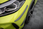 Maxton Parts - Stoßstangen Flaps Wings vorne Canards passend für BMW 1er M-Paket / M135i / 128ti F40
