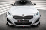 Maxton Parts - Stoßstangen Flaps Wings vorne Canards passend für BMW 2 Coupe M-Paket / M240i G42