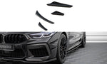 Maxton Parts - Stoßstangen Flaps Wings vorne Canards passend für BMW M8 Gran Coupe F93 / Coupe F92