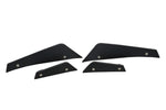 Maxton Parts - Stoßstangen Flaps Wings vorne Canards passend für Ford Fiesta 7 ST Mk7 FL schwarz matt